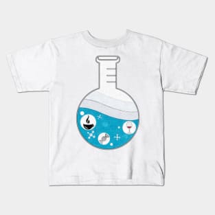 Coffee Wine Life Kids T-Shirt